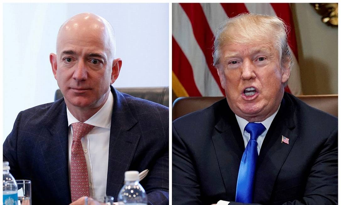 Forbes: Bezos no topo, Trump lá embaixo na lista dos ricos dos EUA. Foto: REUTERS FILE PHOTO / REUTERS