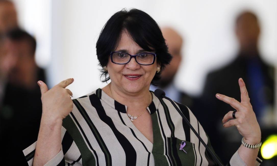 Damares Alves, ministra dos Direitos Humanos Foto: Jorge William/Agência O Globo