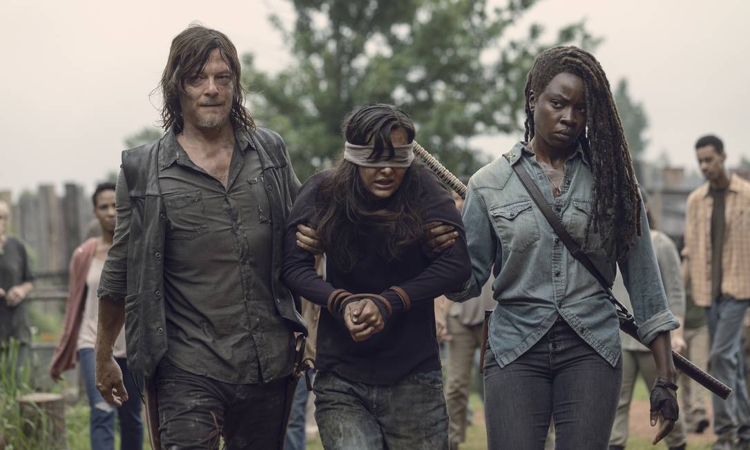 Norman Reedus ("Daryl", à esquerda) será o protagonista do novo spin-off de 'The Walking Dead', previsto para estrear um ano depois do fim da série Foto: Jackson Lee Davis / Divulgação
