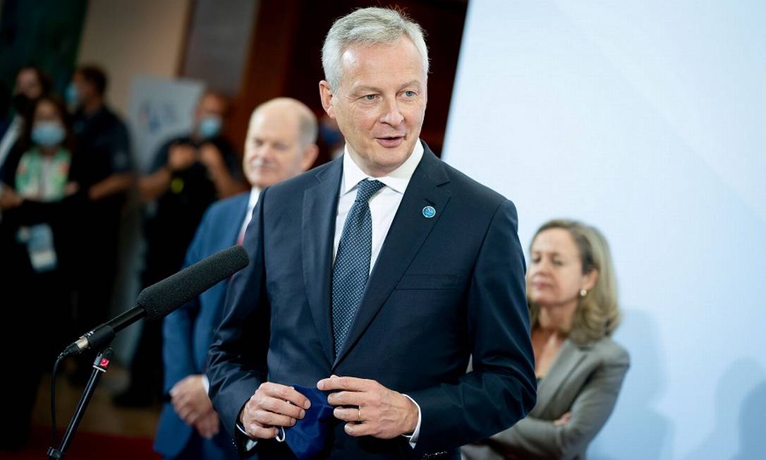 Bruno Le Maire, ministro francês das Finanças: imposto digital europeu deve começar logo em 2021. Foto: POOL / via Reuters