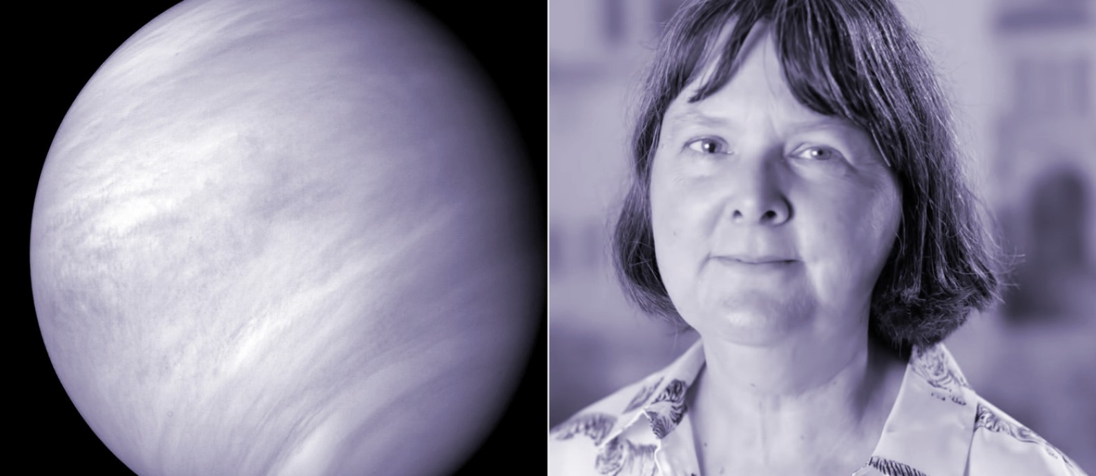 A astrônoma Jane Greaves, que liderou pesquisa que detectou a presença de fosfina na atmosfera de Vênus, também luta para que a ciência seja um lugar mais justo para as mulheres Foto: Reprodução 
