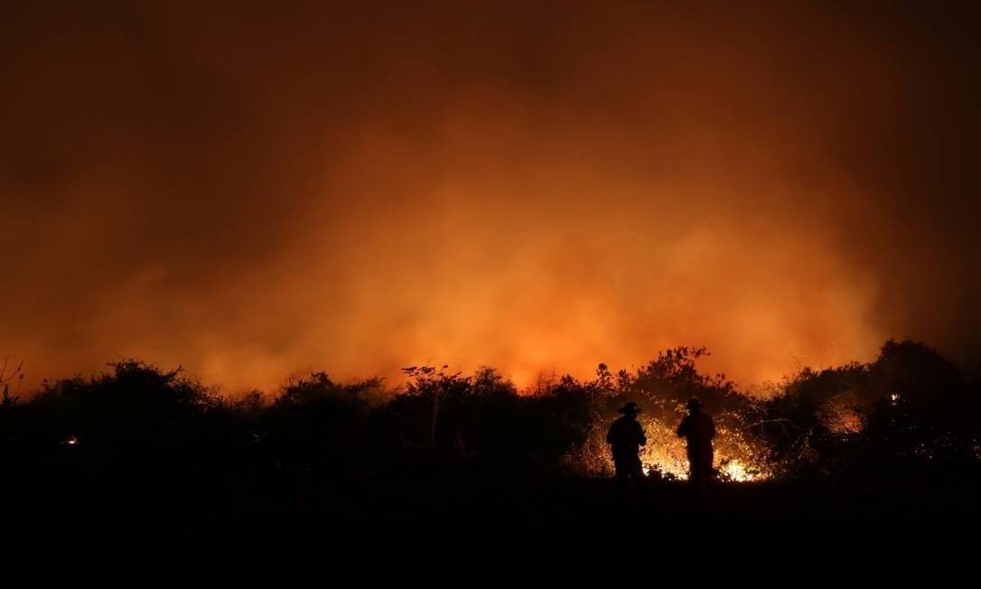 Incêndios no Pantanal já queimaram área equivalente a quatro cidades do Rio Foto: Amanda Perobelli/Reuters