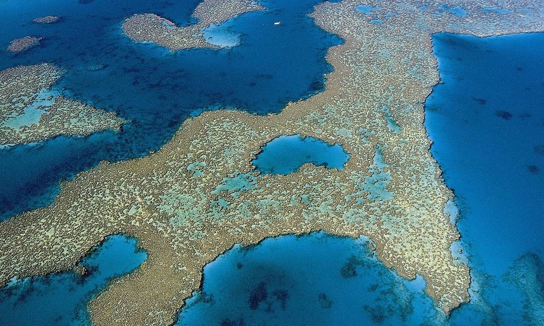 Voo da Qantas será sobre a Grande Barreira de Coral da Austrália. Foto: Divulgação
