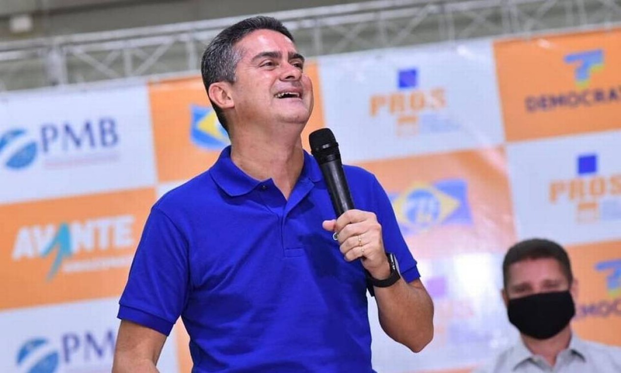 David Almeida (Avante), que foi diagnosticado com o novo coronavírus no meio da campanha, venceu a disputa para prefeitura de Manaus Foto: Reprodução