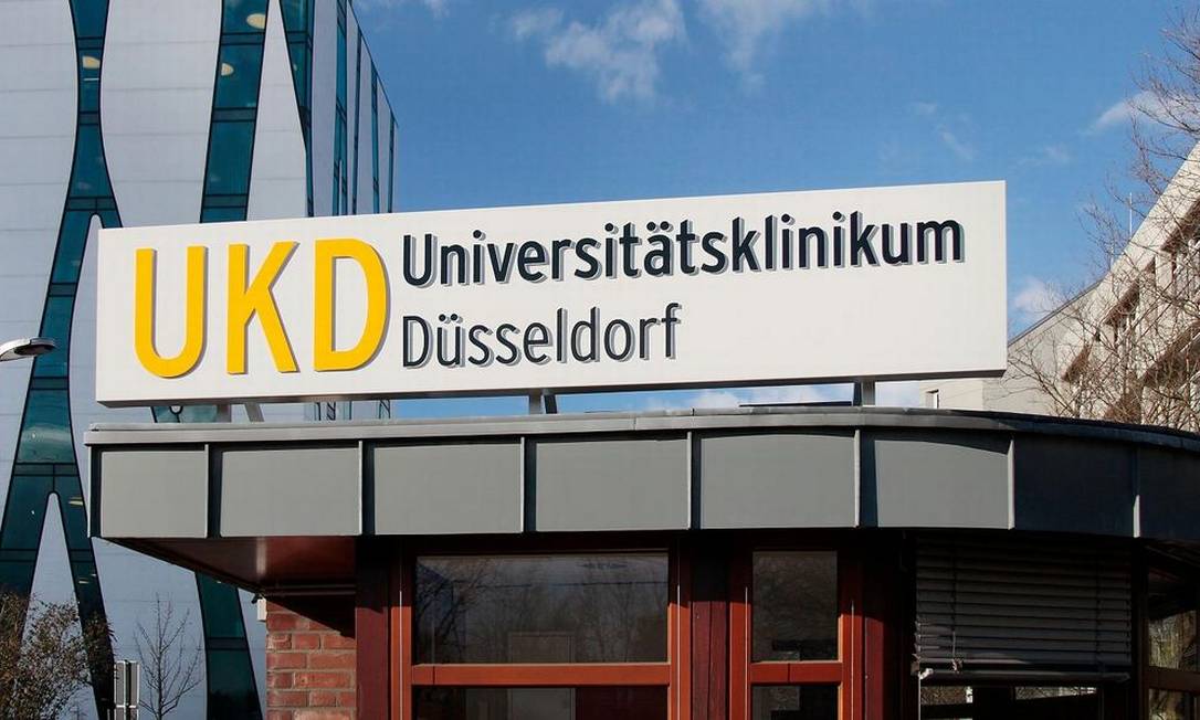 O hospital ligado à Universidade Düsseldorf, na Alemanha, ficou uma semana com seus sistemas fora do ar Foto: Divulgação