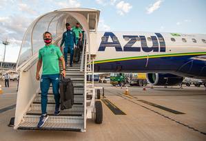 Atletas infectados voltarão em mesmo avião que levou jovens Foto: Divulgação