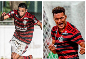 Trio do Flamengo em Guayaquil Foto: Reprodução