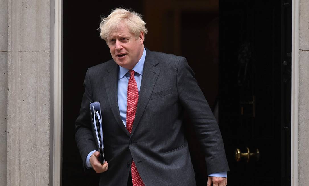 Boris Johnson, primeiro-ministro do Reino Unido Foto: Ben Stansall / AFP