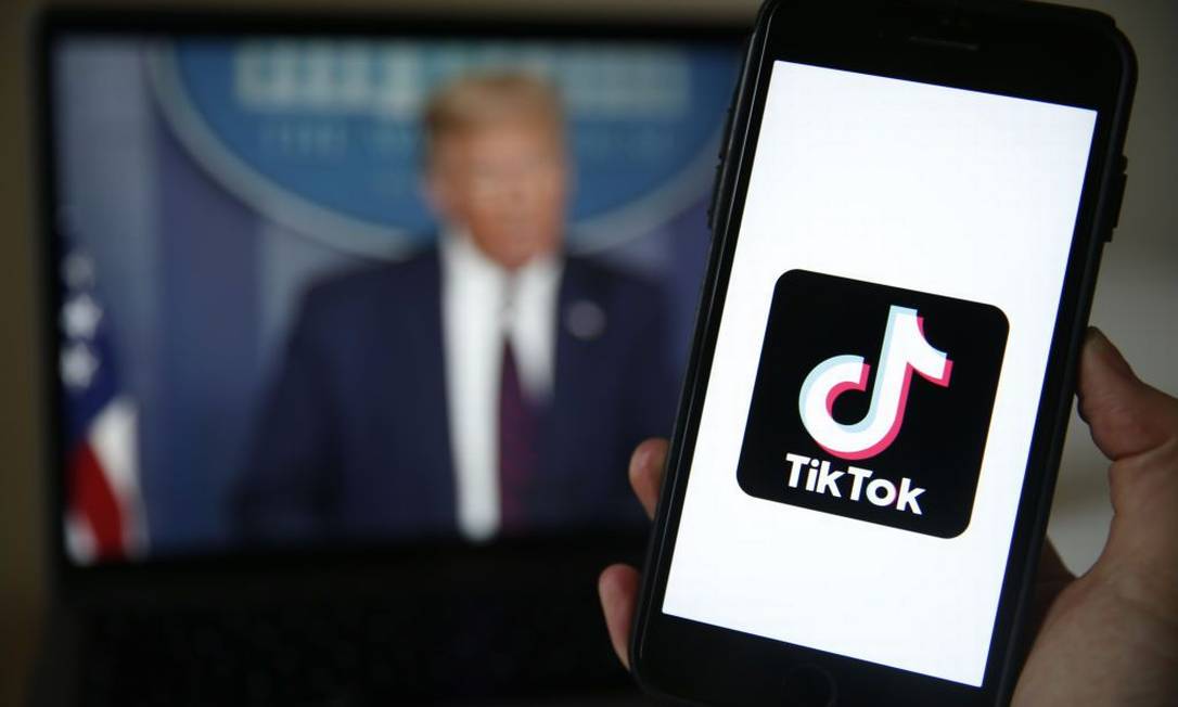 Casa Branca acusa aplicativo TikTok de roubar dados dos cidadãos americanos Foto: Bloomberg / Bloomberg