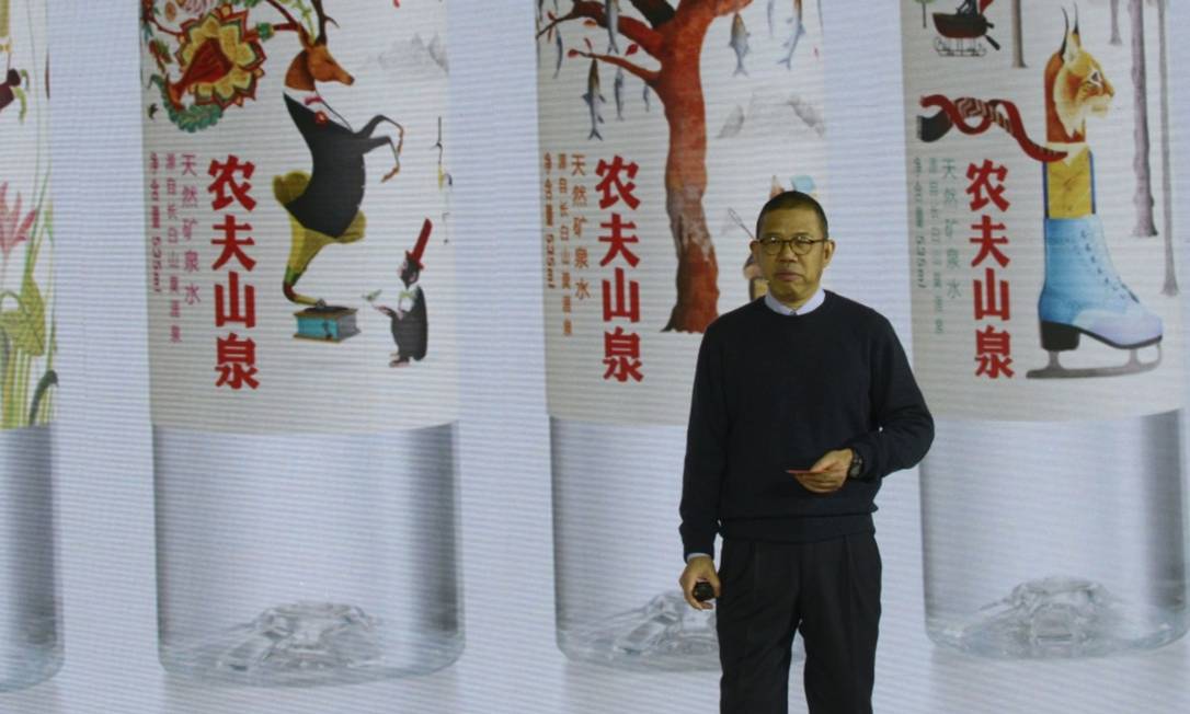 Recluso, Zhong Shanshan, o homem mais rico da China, impressiona por ter construído duas empresas avaliadas em mais de US$ 10 bilhões Foto: VCG / Getty Images via Bloomberg