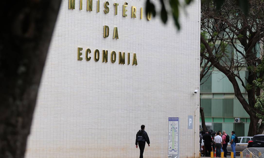 Fachada do Ministério da Economia, em Brasília Foto: Jorge William / Agência O Globo