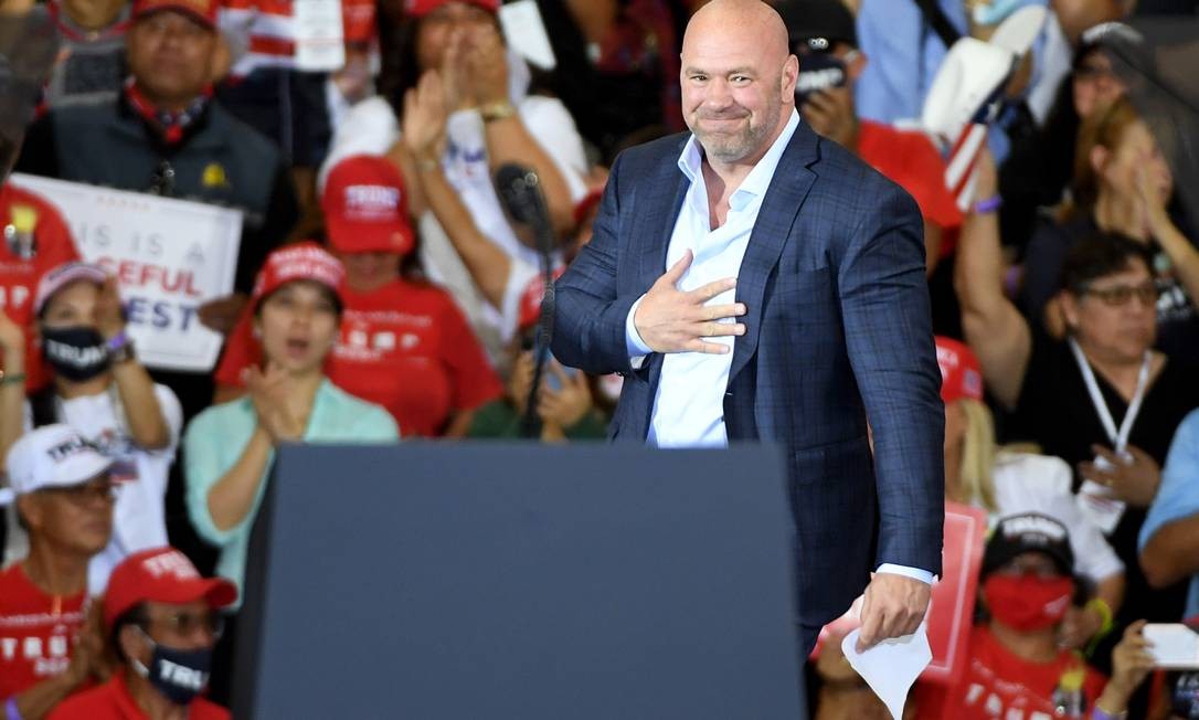 Presidente do UFC, Dana White Foto: Ethan Miller / AFP