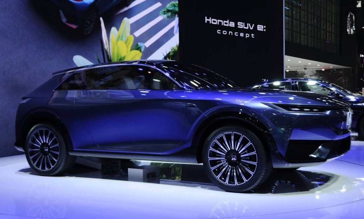 Honda SUV e:concept. Prévia do primeiro elétrico da marca para a China Foto: Newspress USA / Divulgação