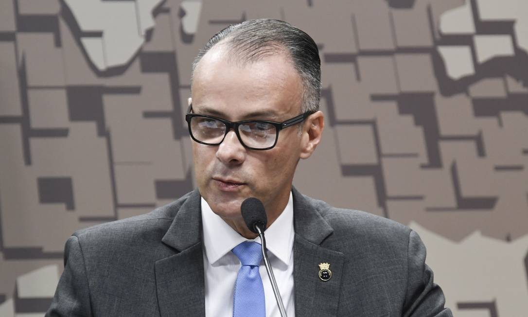 O presidente da Anvisa, Antonio Barra Torres, participa de sabatina no Senado Foto: Leopoldo Silva/Agência Senado/10-07-2019
