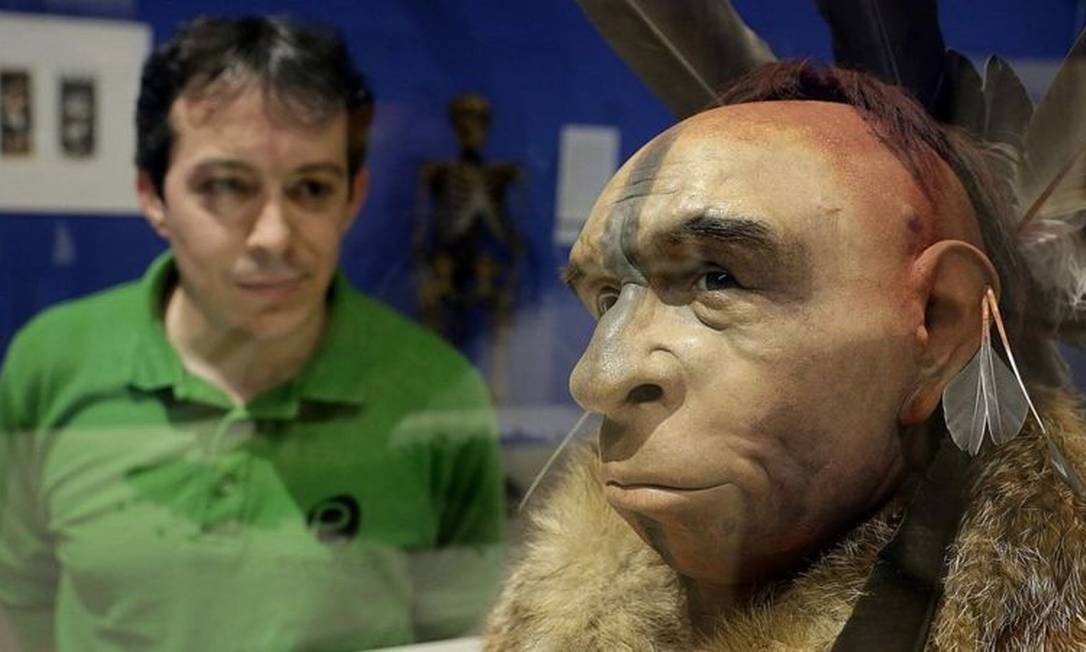 O cruzamento entre sapiens e neandertais pode ter ocorrido várias dezenas de milhares de anos atrás. Foto: Getty Images