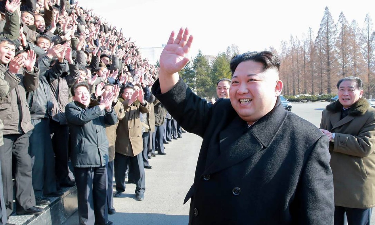 Kim Jong-un visita a Academia Estatal de Ciências Foto: - / AFP - 13/01/2018