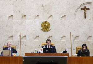 Luiz Fux presides over the session of the Supreme Court (07/10/2020) Photo: Disclosure