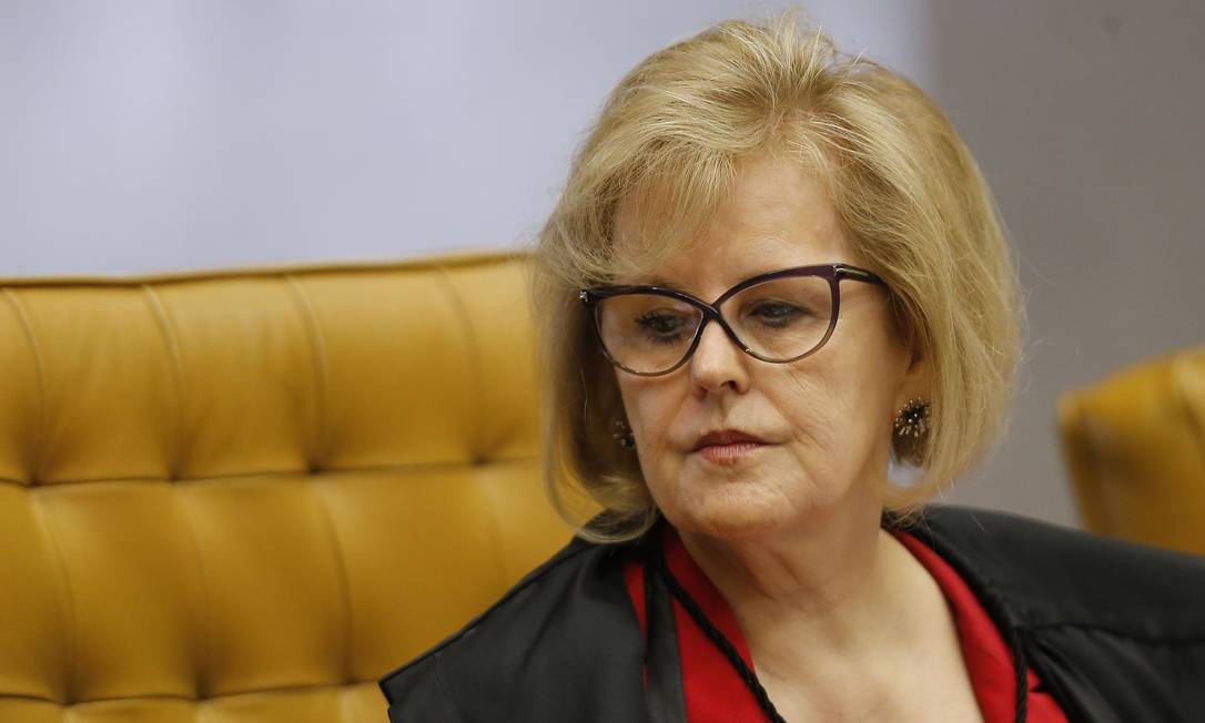 A ministra Rosa Weber, durante julgamento do STF Foto: Jorge William/Agência O Globo/27-11-2019