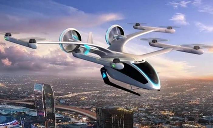 EmbraerX Eve, projeto conceito de veículo aéreo urbano Foto: Divulgação