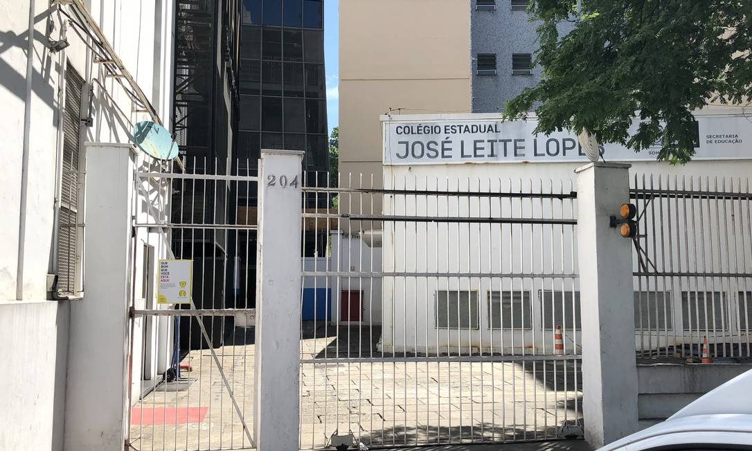 Colégio Estadual José Leite Lopes, no Andaraí Foto: Fabio Rossi / Agência O Globo