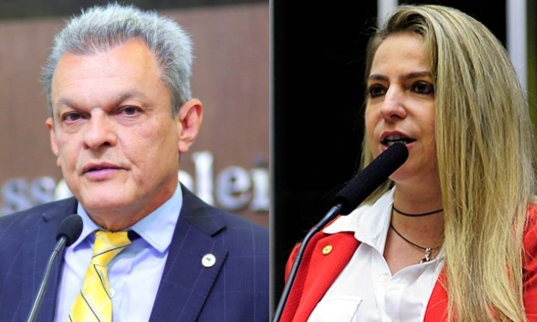 José Sarto, candidato pelo PDT, e Luizianne Lins, do PT Foto: AL-CE/Câmara dos Deputados