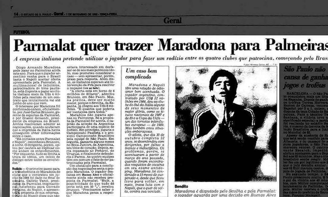 Foto de Maradona en Palmeras: Crianza