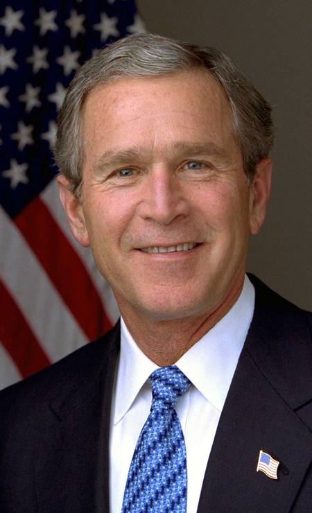 George W. Bush, republicano, governou de 2001 a 2009, também por dois mandatos consecutivos Foto: Divulgação / White House