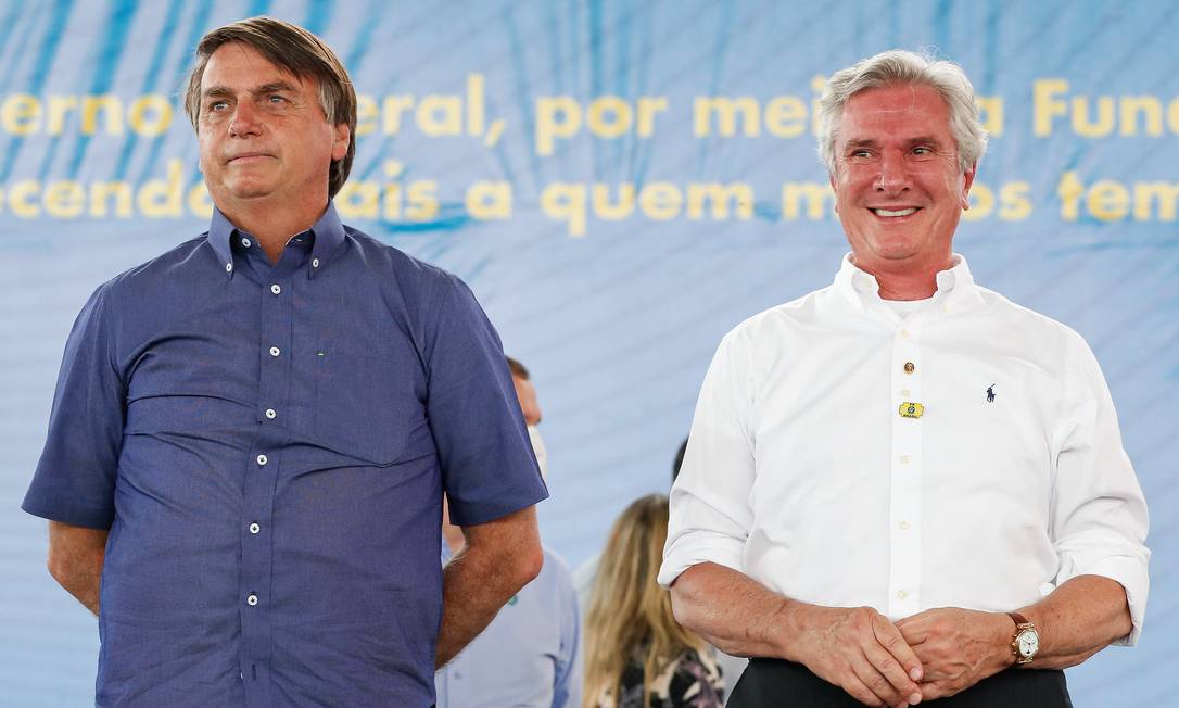 O presidente Jair Bolsonaro e o senador Fernando Collor, durante evento em Alagoas Foto: Alan Santos/Presidência