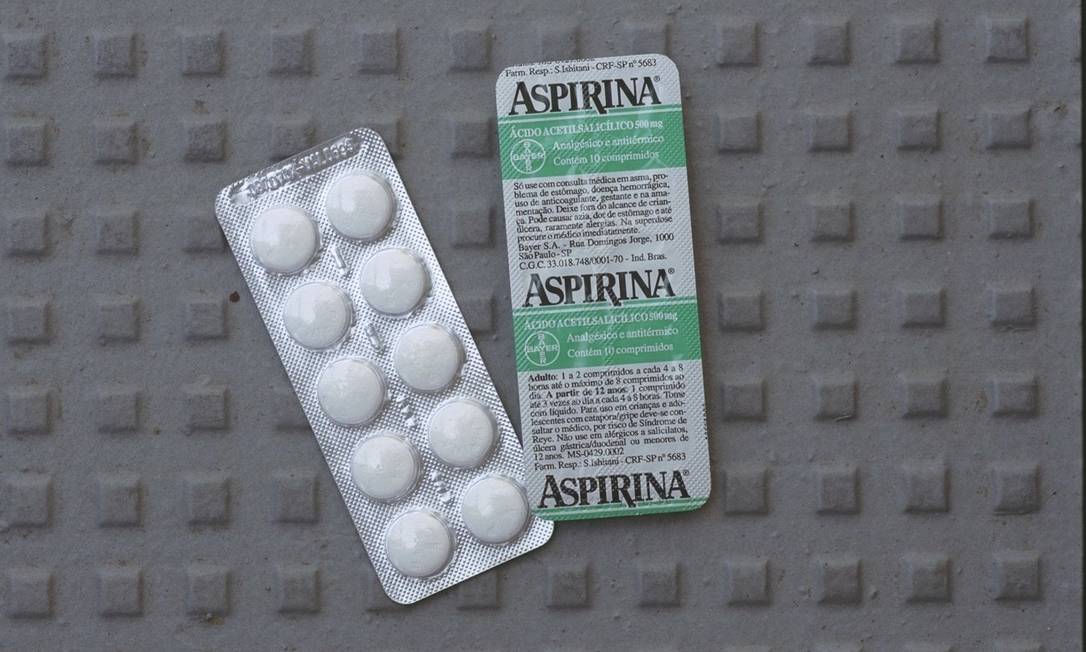 Aspirina foi testada em estudo como tratamento para Covid-19 Foto: William de Moura / O Globo