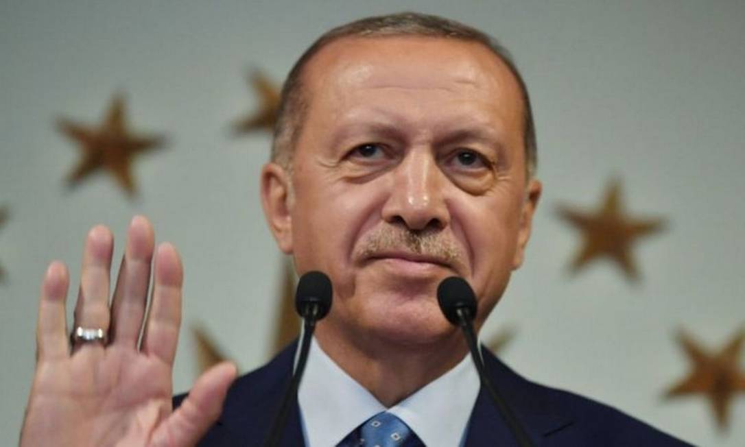 O presidente turco Recep Tayyip Erdogan está no poder há quase 18 anos Foto: AFP