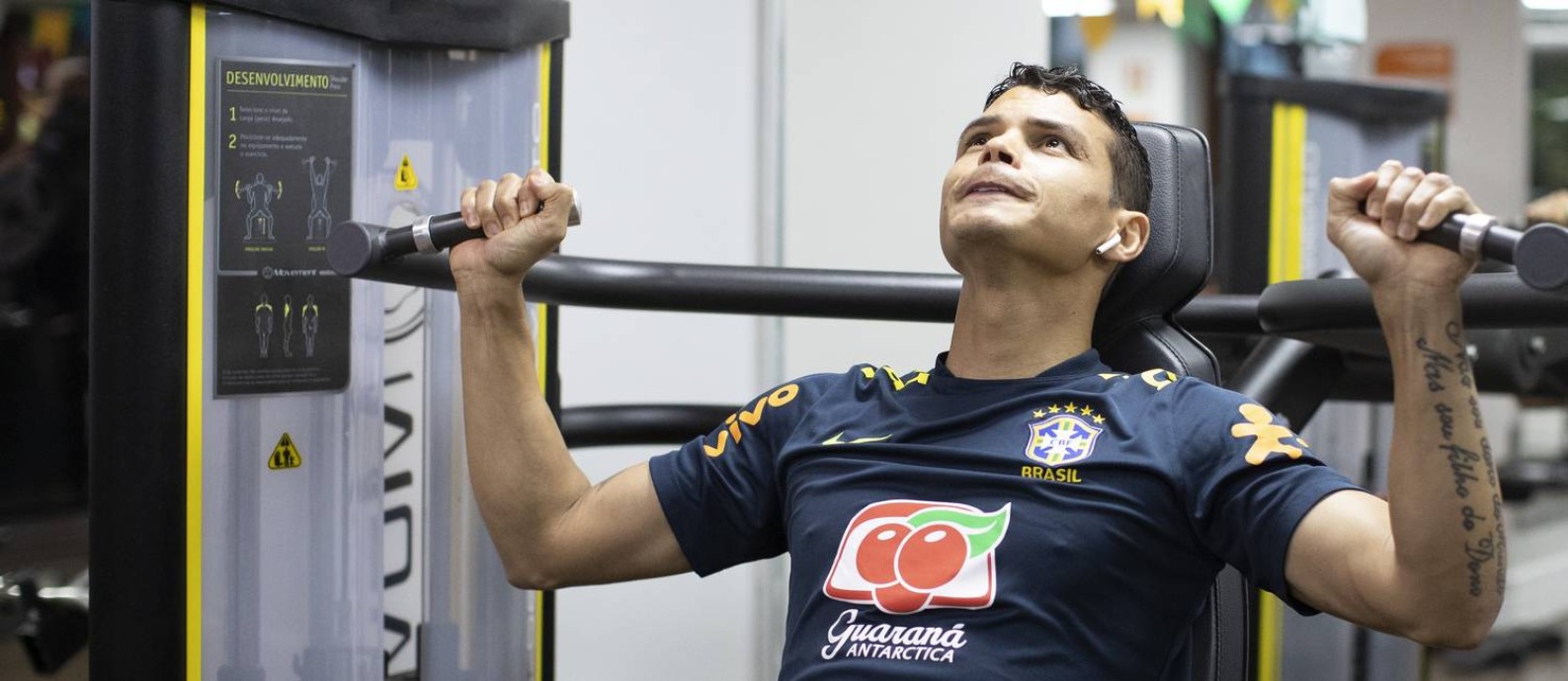 Thiago Silva, zagueiro da seleção brasileira Foto: Lucas Figueiredo/CBF / Lucas Figueiredo/CBF