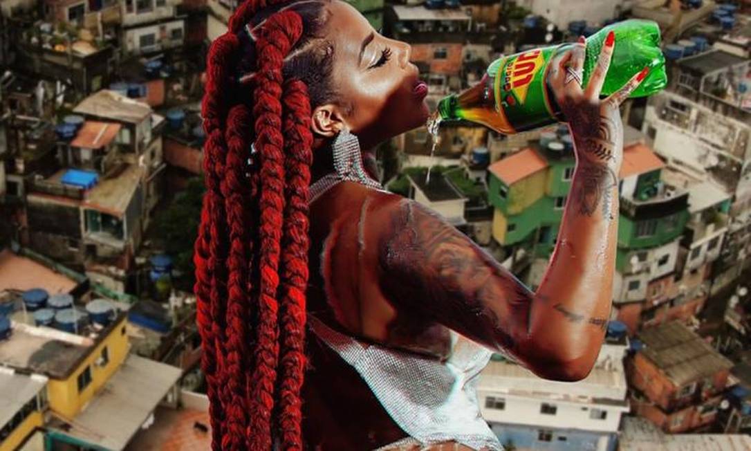 A capa do single 'Rainha da favela', de Ludmilla Foto: Divulgação