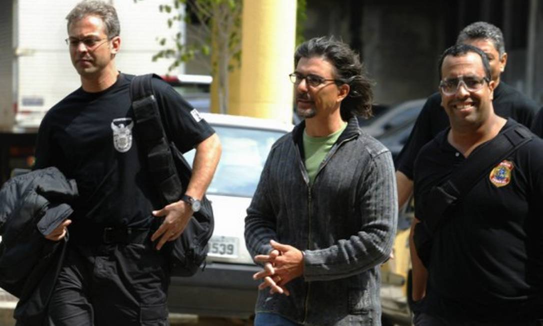 Rogerio Andrade foi preso pela Polícia Federal Foto: Ricardo Leoni 18-09-2006 / Agência O Globo