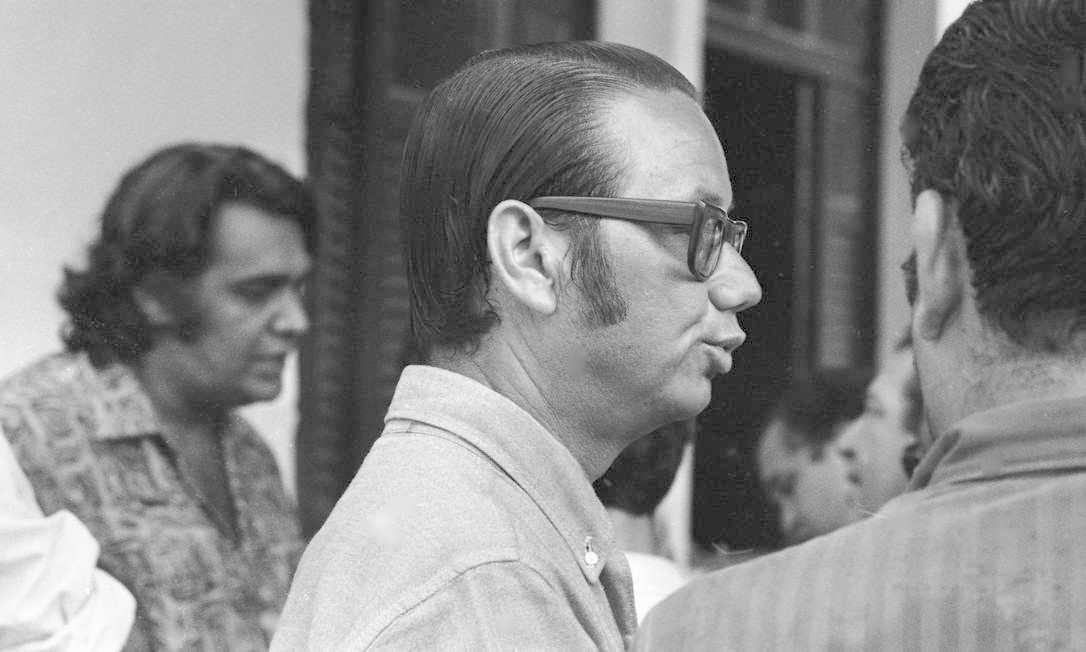 Castor de Andrade, in prison on Ilha Grande Photo: Arquivo, 9-1-1969 / Agência O GLOBO