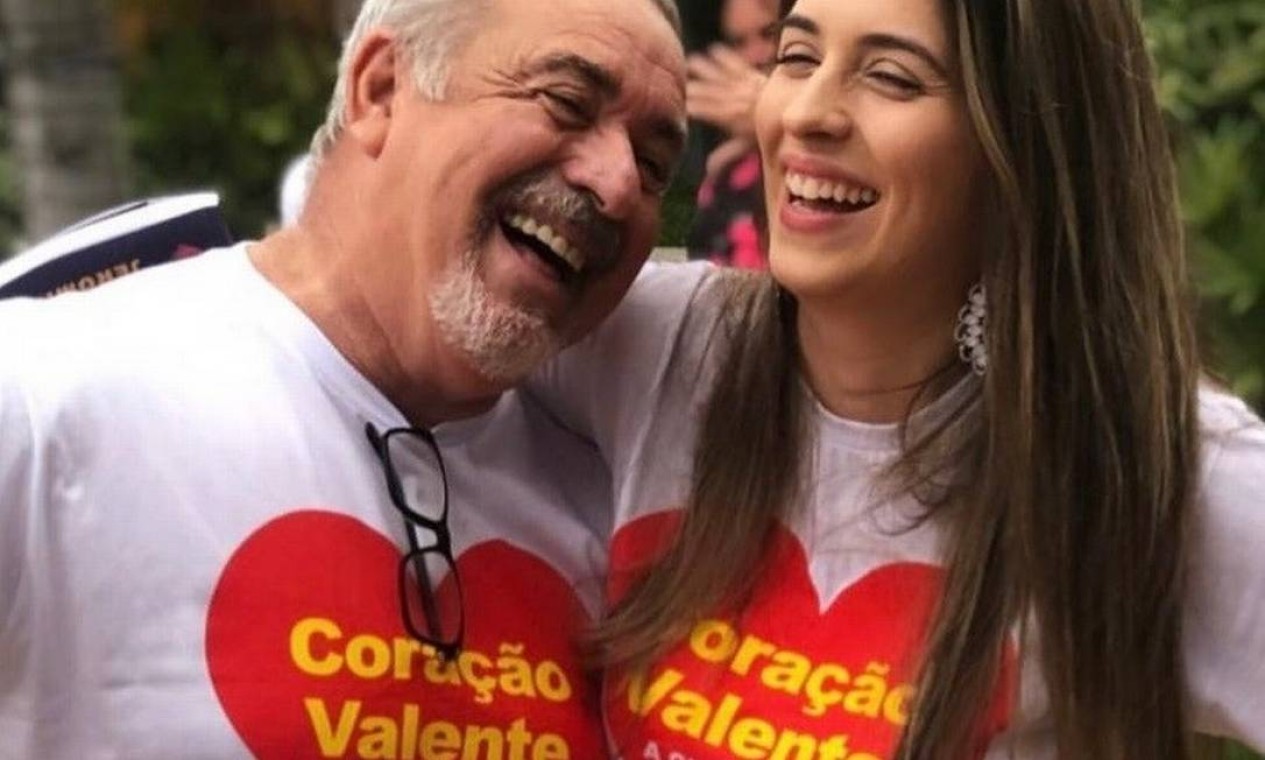 Jerominho e sua sobrinha Jéssica Natalino, que disputa a eleição municipal em seu lugar Foto: Divulgação
