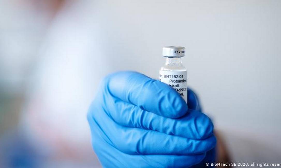 Desenvolvido por Biontech e Pfizer, BNT162 é uma das vacinas desenvolvidas contra a Covid-19 Foto: Biontech