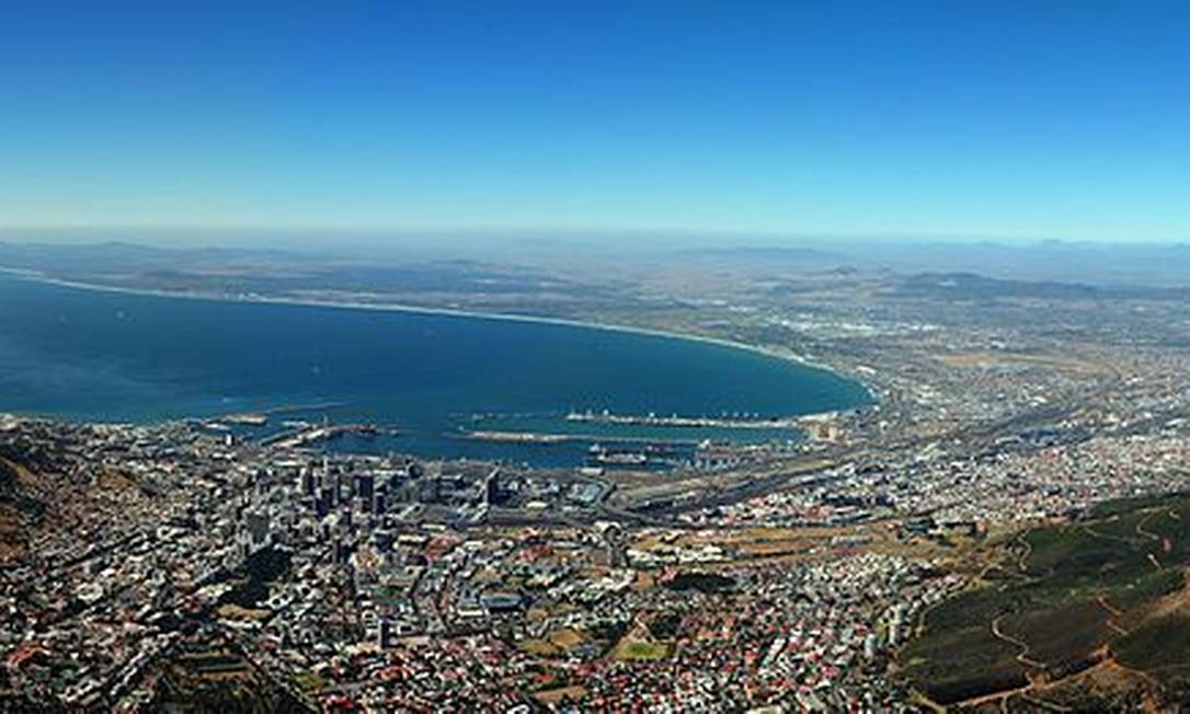 Table Mountain, um dos pontos turísticos da África do Sul Foto: Creative Commons