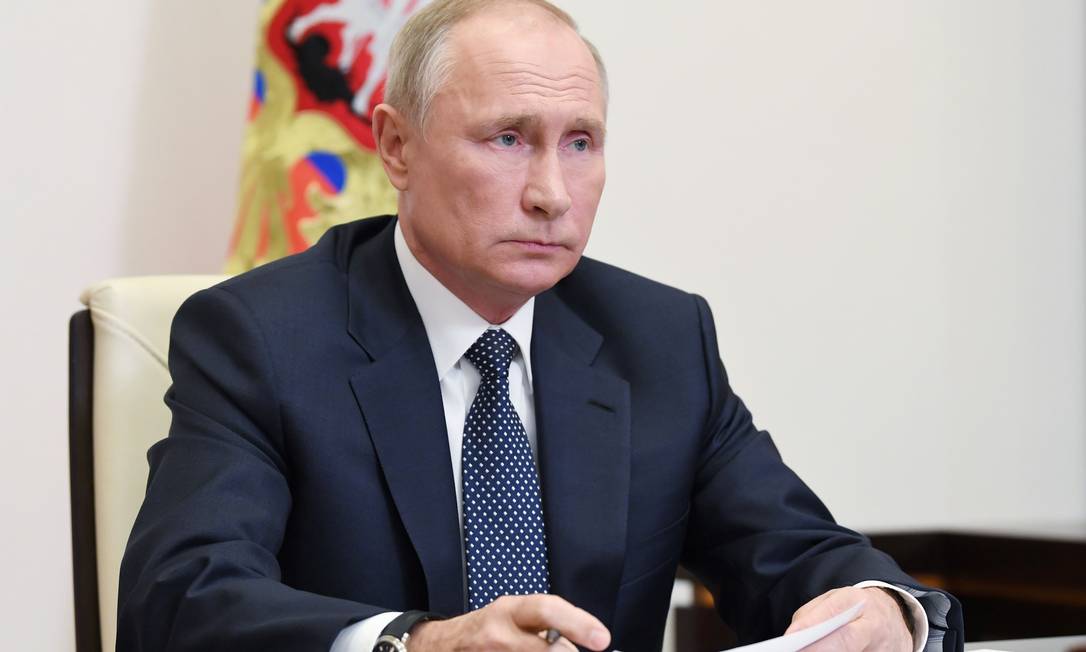 Presidente russo Vladimir Putin Foto: ALEXEY NIKOLSKY / AFP
