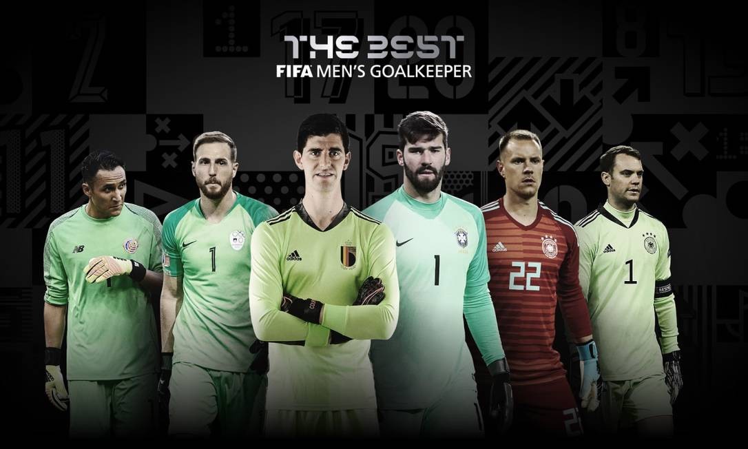 Os indicados pela Fifa a melhor goleiro Foto: Divulgação/Fifa