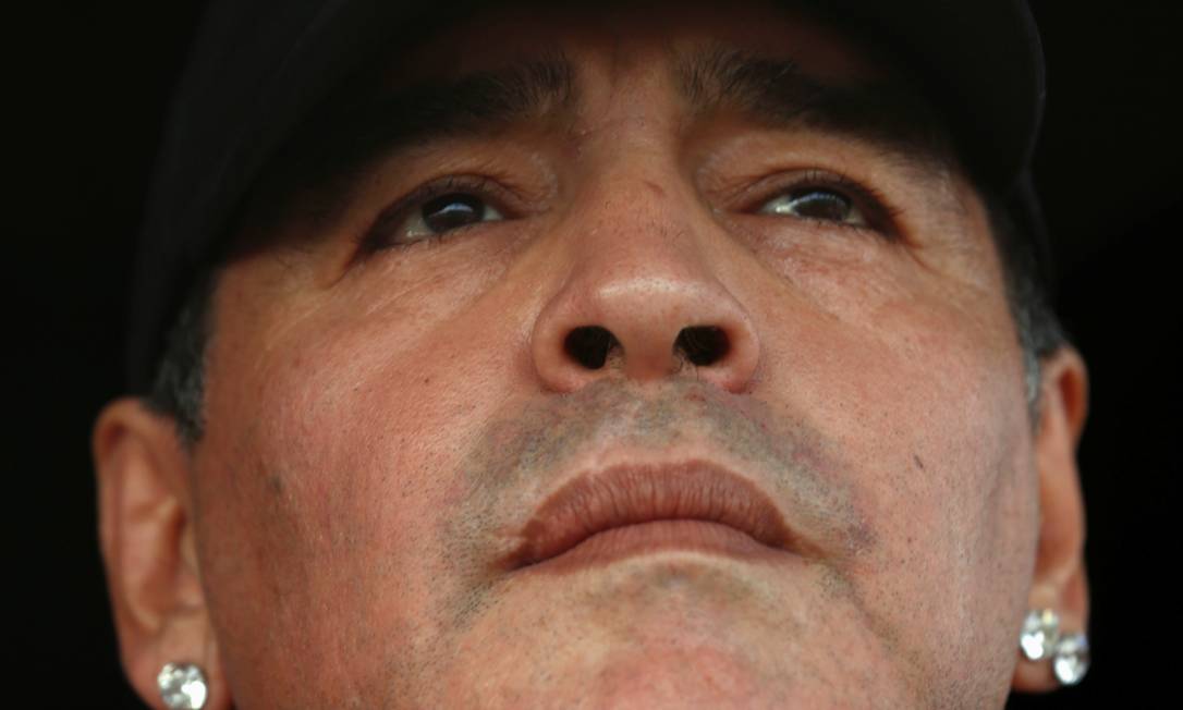 Maradona morreu nesta quarta-feira, aos 60 anos Foto: Marcos Brindicci / REUTERS