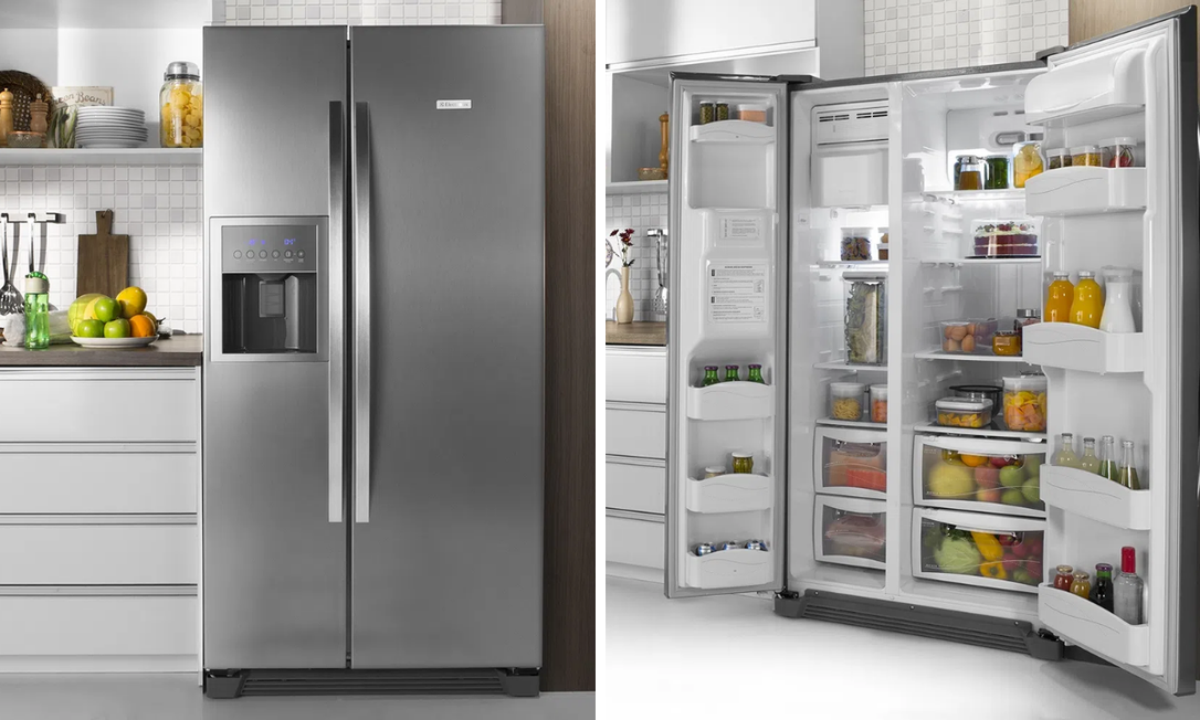 Como escolher uma geladeira Side by Side para ter uma cozinha de