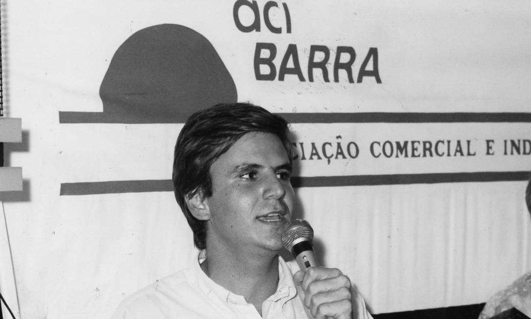 Eduardo Paes qna época em que foi Sub-Prefeito da Barra da Tijuca, em 1993. Foto: Foto: Marcos Andre Pinto/Agência O Globo