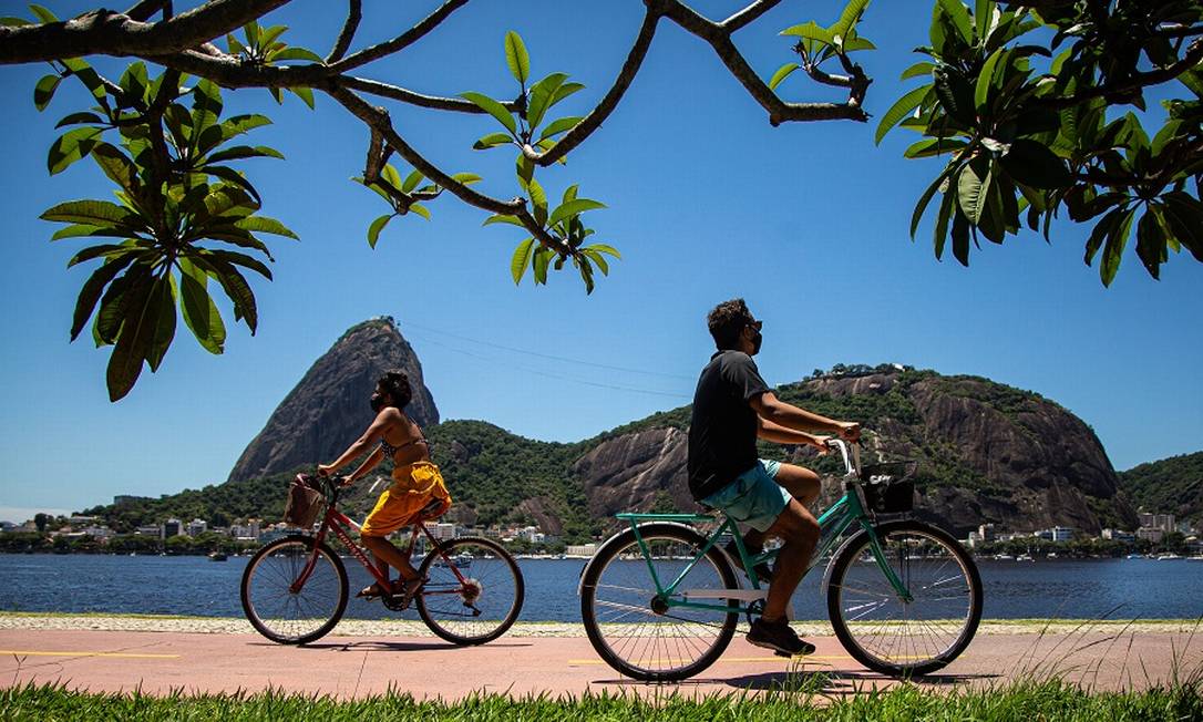  Pandemia aumentou demanda por bicicletas no Rio Foto: Hermes de Paula / Agência O Globo