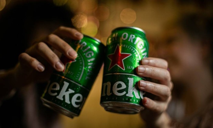 Heineken: "brinde do bem" para doações a bares Foto: Hermes de Paula / Agência O Globo