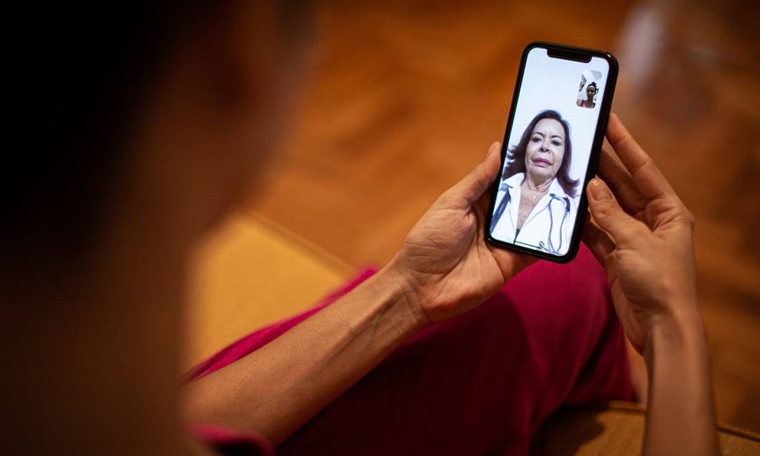 Amil: consultas virtuais com médicos Foto: Hermes de Paula / Agência O Globo