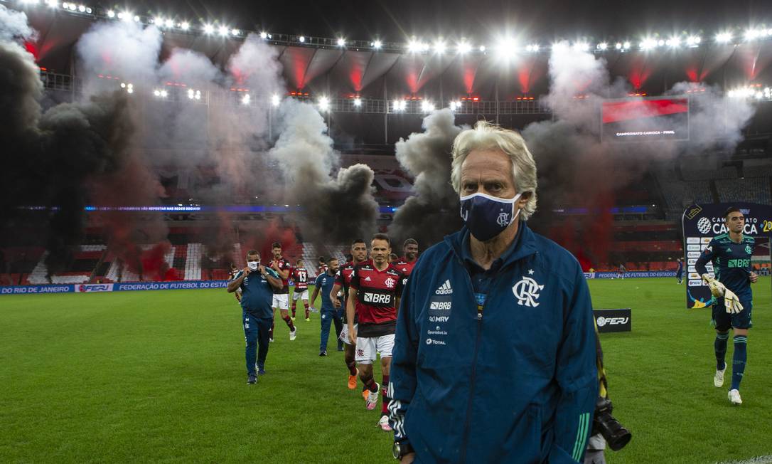 Desde a saída de Jorge Jesus, Flamengo vem sofrendo com oscilações Foto: Alexandre Cassiano