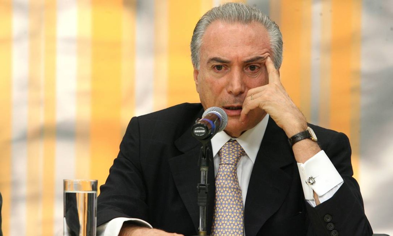 Michel Temer (PMDB-SP) - presidiu a Casa, pela segunda vez, de 2009 a 2010 Foto: Ailton de Freitas / Agência O Globo