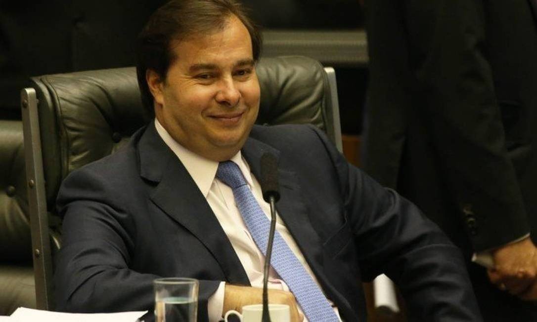 Presidente da Câmara dos Deputados, Rodrigo Maia Foto: Ailton de Freitas/Agência O Globo