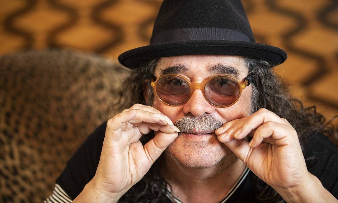 O músico Moraes Moreira, um dos fundadores dos Novos Baianos, morreu aos 72 anos, no dia 13 de abril, por causa de um infarto fulminante Foto: Ana Branco / Agência O Globo