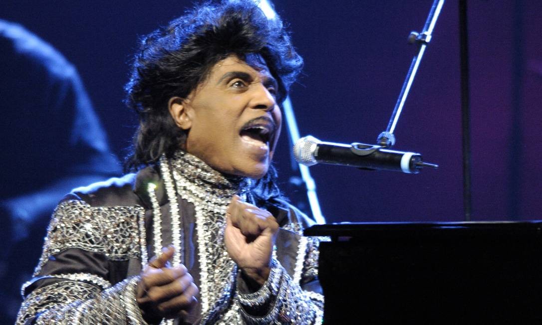 Little Richard, músico norte-americano, faleceu aos 87 anos, em 9 de maio. Foto: STEPHANE DE SAKUTIN / AFP